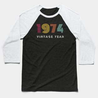 Awesome Since July 1974 Vintage Baseball T-Shirt